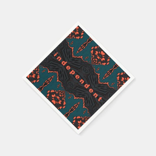 Unabhängig und stolz serviette (Ecke)
