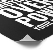 Unabhängig von der Situation | Motivierend Angebot Poster (Ecke)