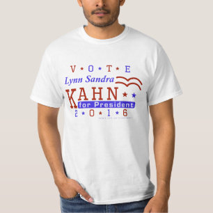 Unabhängige 2016 Lynn-S Kahn Präsidenten-Wahl T-Shirt