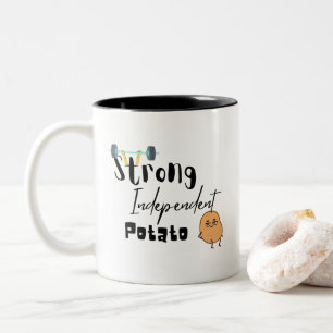 unabhängige Kartoffelsorte-Tasse Zweifarbige Tasse