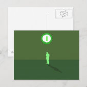Unabhängige Postkarte (Vorne/Hinten)
