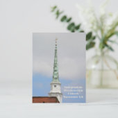 Unabhängige Presbyterianische Kirche Steeple Savan Postkarte (Stehend Vorderseite)