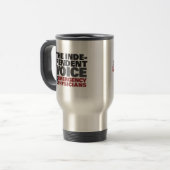 Unabhängige Sprachreise-Tasse Reisebecher (Vorderseite Links)
