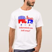 Unabhängige wählen beide Wege T-Shirt (Vorderseite)