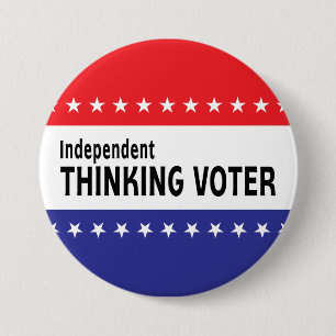 Unabhängige Wähler Button