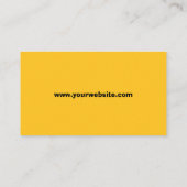 Unabhängiger Auftragnehmer Visitenkarte (Rückseite)