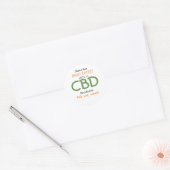 UNABHÄNGIGER DISTRIBUTTER DER CBD-Rekrutierung Runder Aufkleber (Umschlag)
