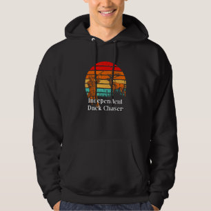 Unabhängiger Entenjäger  Jagd Humor Jäger Vogel Hoodie