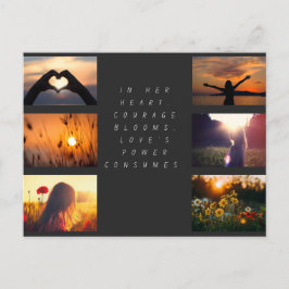 Unabhängiger Frauentag: Mut im Blut Postkarte