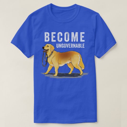 Unabhängiger Hund mit eigener Leine wird zur Ungou T-Shirt (Design vorne)