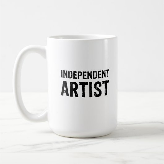 Unabhängiger Künstler Kaffeetasse (Links)