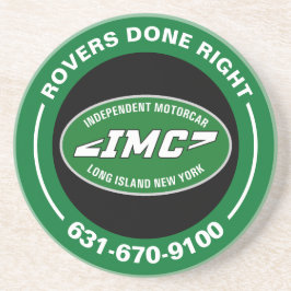 UNABHÄNGIGER MOTORCAR Sandstone-Untersetzer Getränkeuntersetzer