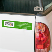 Unabhängiger stehen wir Autoaufkleber (Auf Lkw)