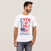 UNABHÄNGIGER TAG, 4. JULI T-Shirt (Vorne ganz)