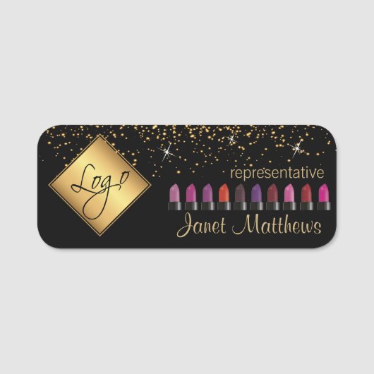 Unabhängiger Vertreter - farbenfroh Namensschild (Vorderseite)