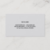 Unabhängiges freelance Metall professionell Visitenkarte (Rückseite)