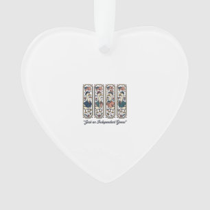 Unabhängiges Gans Patriotisches Vintage T-Shirt De Ornament