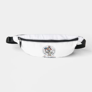 Unabhängiges Gänse-Vintage-Patriotisches-Shirt-Des Bauchtasche