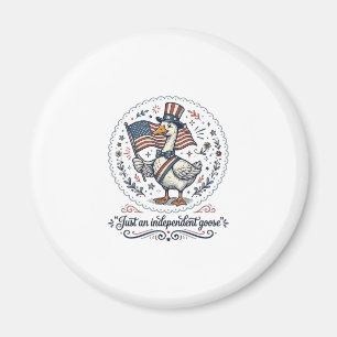 Unabhängiges Gänse-Vintage-Patriotisches-Shirt-Des Magnet
