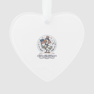 Unabhängiges Gänse-Vintage-Patriotisches-Shirt-Des Ornament