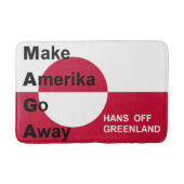 Unabhängiges Grönland Badematte (Vorderseite)