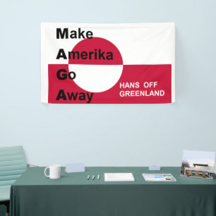 Unabhängiges Grönland Banner