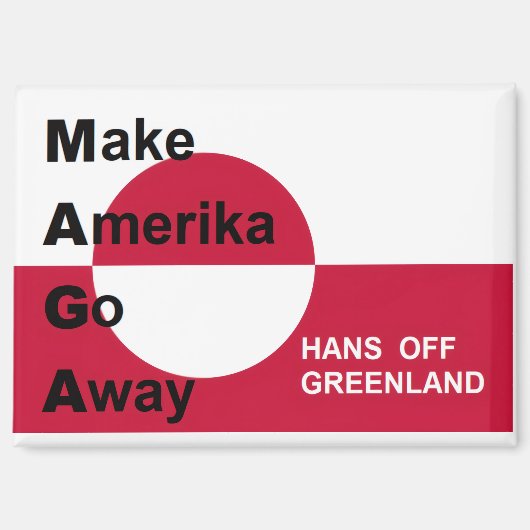 Unabhängiges Grönland Magnet (Vorderseite)