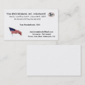 Unabhängiges Ins-Agentlogo, 21d467edcdad1638 [1]… Telefonnummerkarte (Vorne/Hinten)