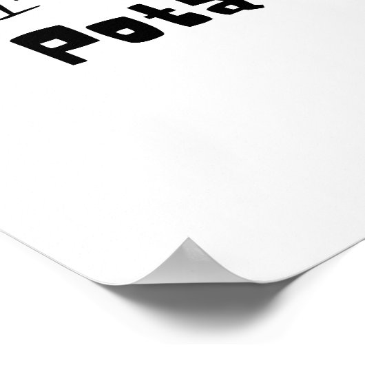 unabhängiges Kartoffel Poster (Ecke)