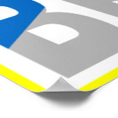 Unabhängiges Schottland, rein, tot, brillant Poster (Ecke)