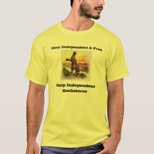 unabhängiges u. freies Buchhandlungs-T-Shirt T-Shirt (Vorderseite)