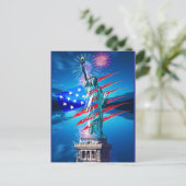 UNABHÄNGIGKEIT FEIERTAGSPOSTKARTE (Stehend Vorderseite)