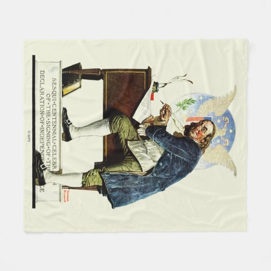 Unabhängigkeit Fleecedecke (Vorderseite (Horizontal))