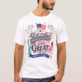 Unabhängigkeit Fühlt Sich Großartig an – Frohes 4. T-Shirt