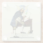 Unabhängigkeit Glasuntersetzer (Rückseite)