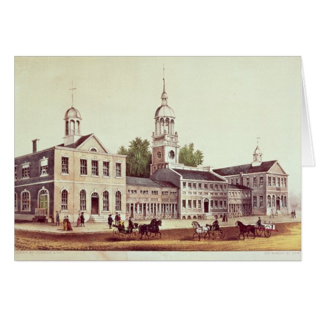 Unabhängigkeit Hall, Philadelphia (Vorderseite (Horizontal))