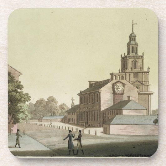 Unabhängigkeit Hall, Philadelphia, Pennsylvania, Untersetzer (Vorderseite)