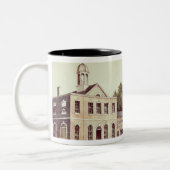Unabhängigkeit Hall, Philadelphia Zweifarbige Tasse (Links)
