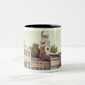 Unabhängigkeit Hall, Philadelphia Zweifarbige Tasse (Mittel)