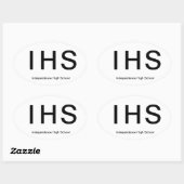 Unabhängigkeit High Schoo*l Euro Style Sticker (Blatt)