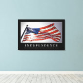 Unabhängigkeit: Inspiration 2 Leinwanddruck (Insitu (Holzboden))