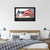 Unabhängigkeit: Inspiration 2 Leinwanddruck (Insitu (Schlafzimmer))