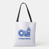 Unabhängigkeit JA Québec Tasche (Rückseite)