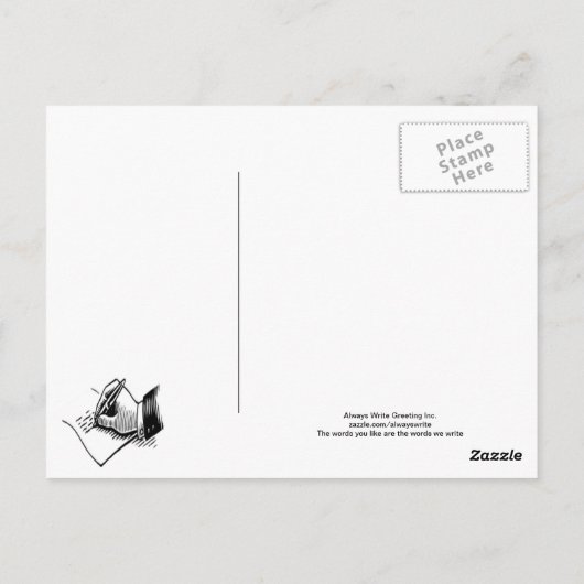 Unabhängigkeit Jamaikas Postkarte (Rückseite)