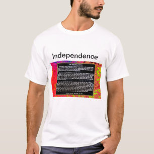 Unabhängigkeit jGibney Zazzle Herren Basic T-Shirt