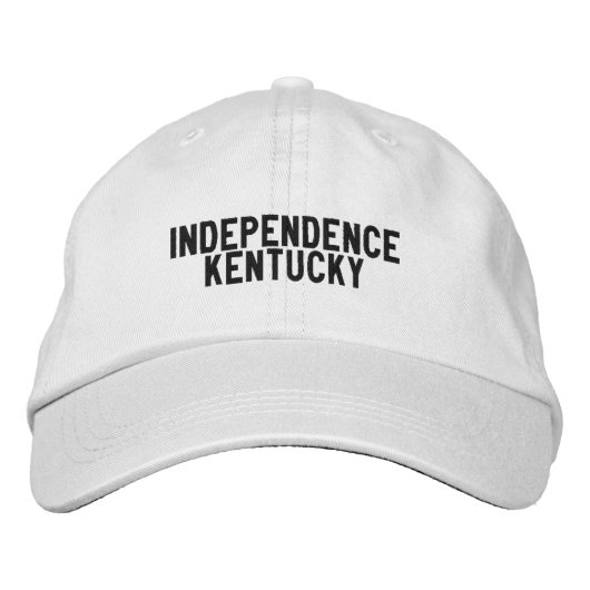 Unabhängigkeit Kentucky Hat Bestickte Baseballkappe (Vorderseite)
