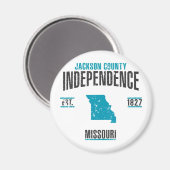 Unabhängigkeit Magnet (Vorderseite/Rückseite)