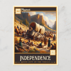 Unabhängigkeit Missouri   VINTAG Postkarte