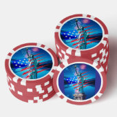 UNABHÄNGIGKEIT POKERCHIPS (Stapel)