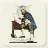 Unabhängigkeit Rechteckiger Pappuntersetzer (Vorderseite)